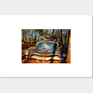 The Truck In The Woods Posters and Art